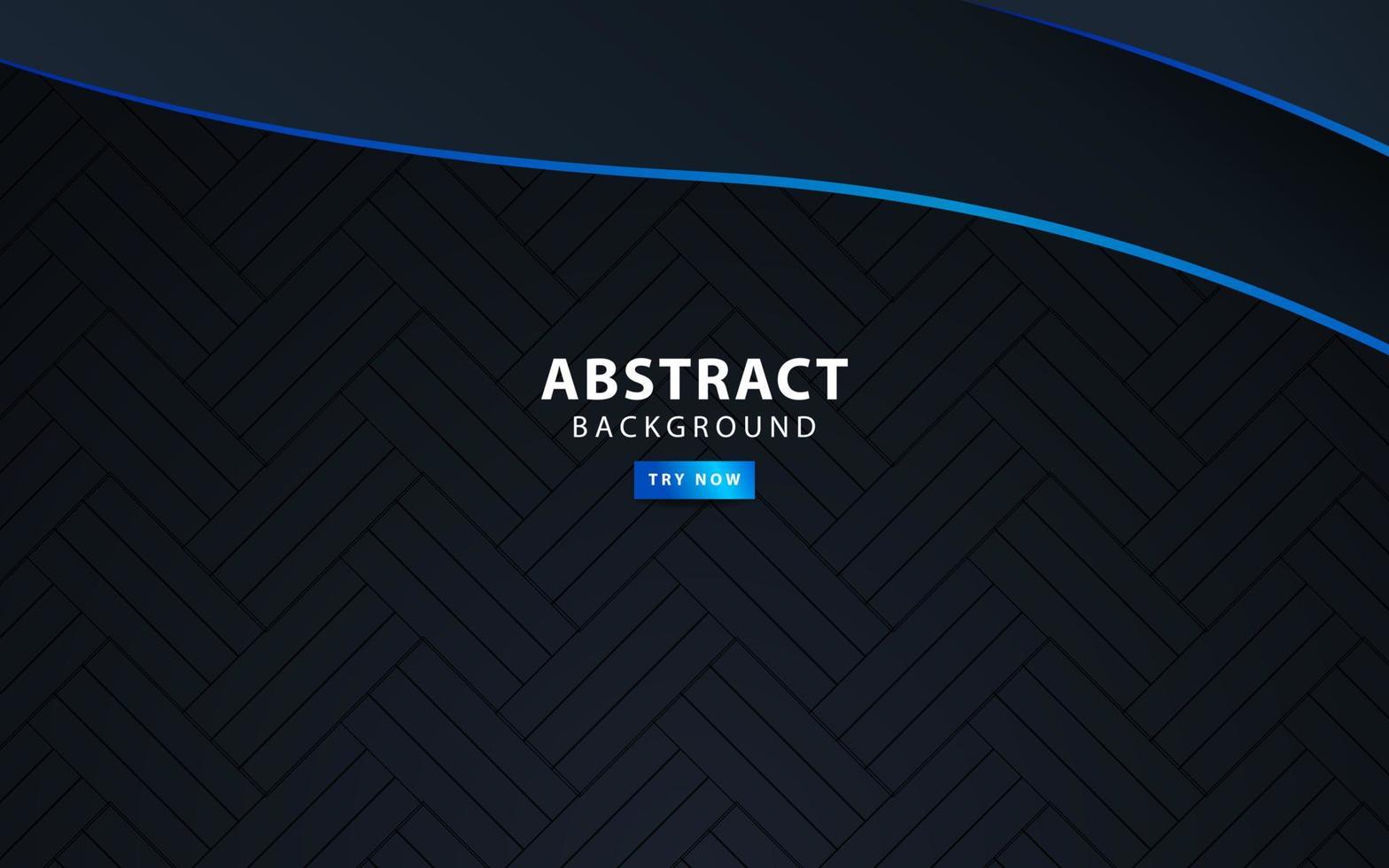 premium modern dark abstract background banner with blue line. vector illustration.