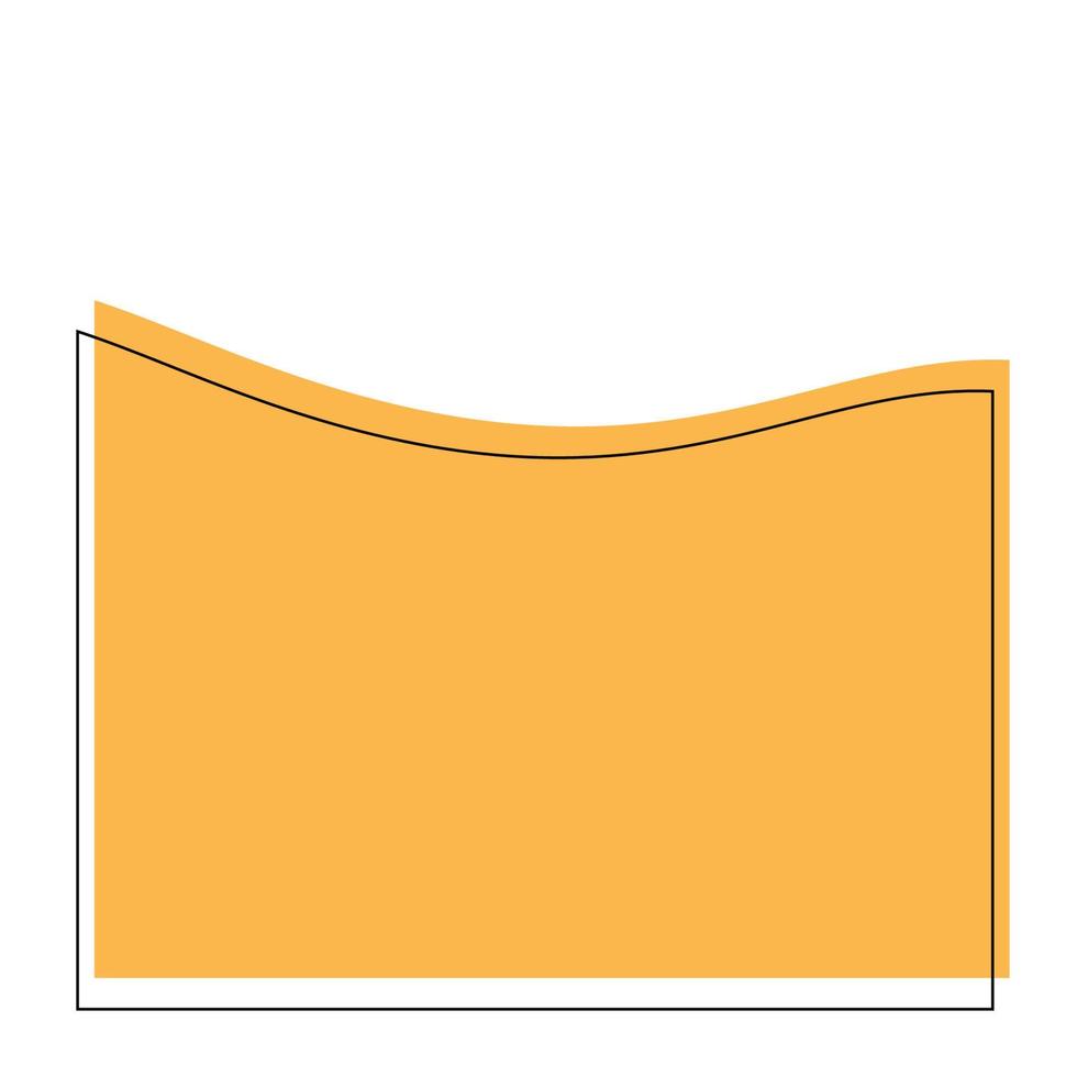 Vector Line Abstract Wave Shape