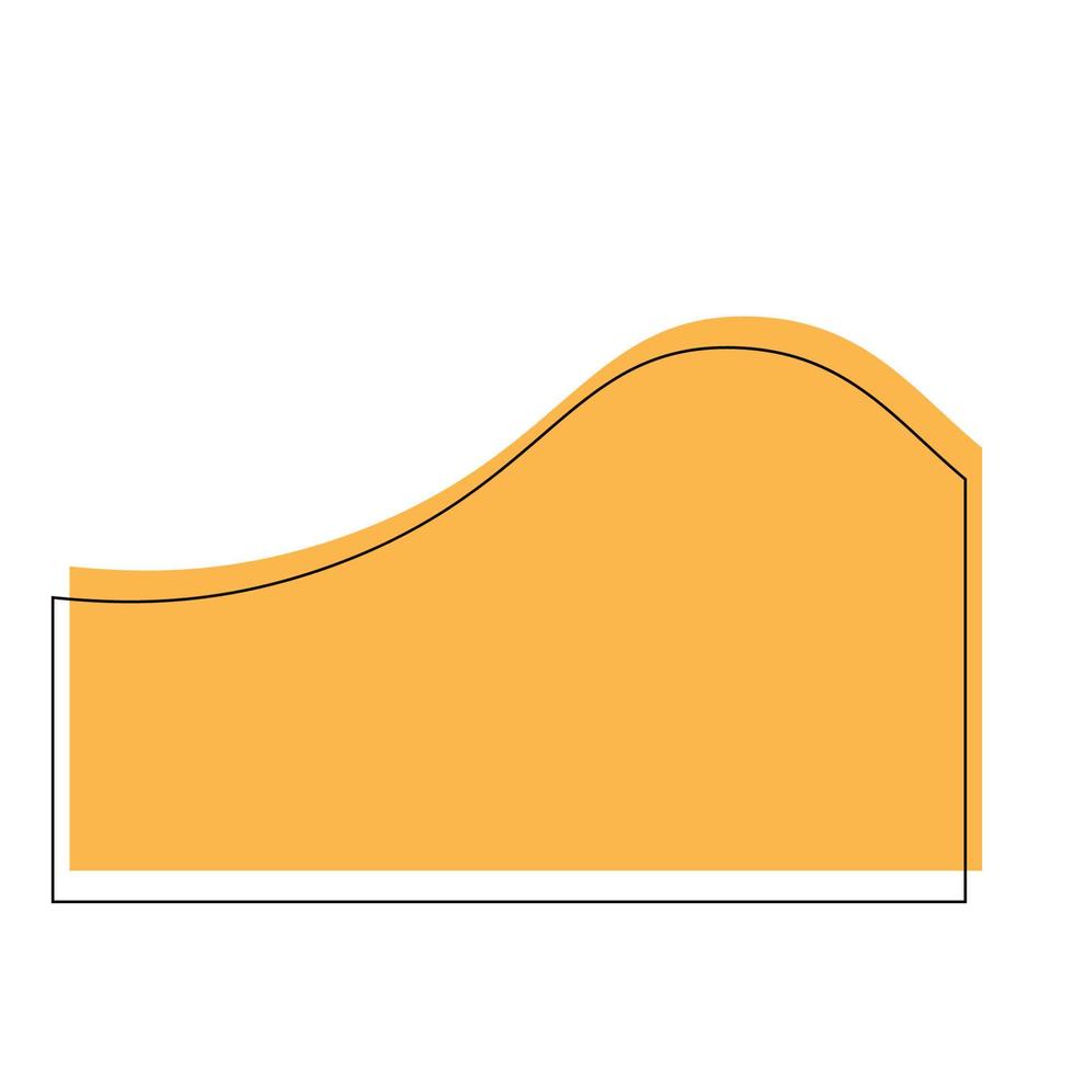 Vector Line Abstract Wave Shape