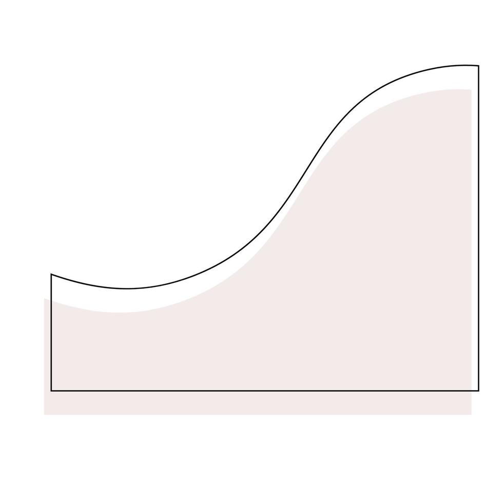 vector línea resumen ola forma