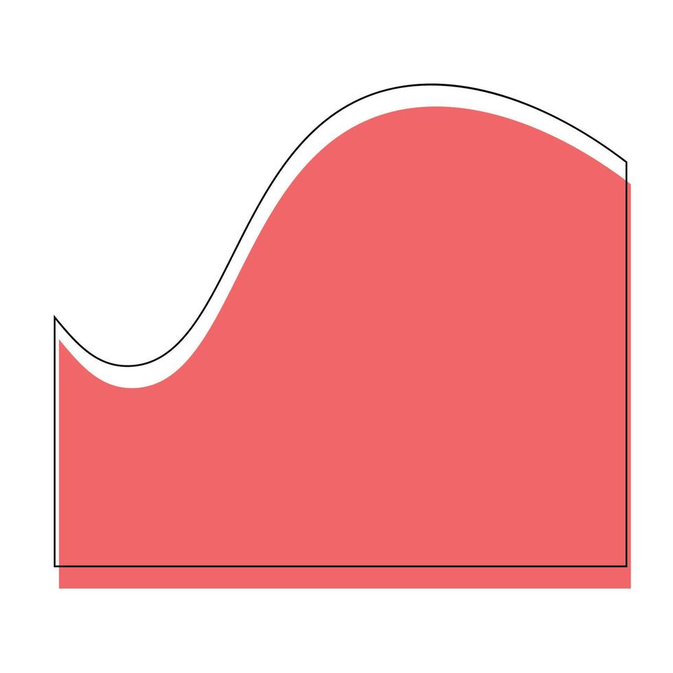 Vector Line Abstract Wave Shape