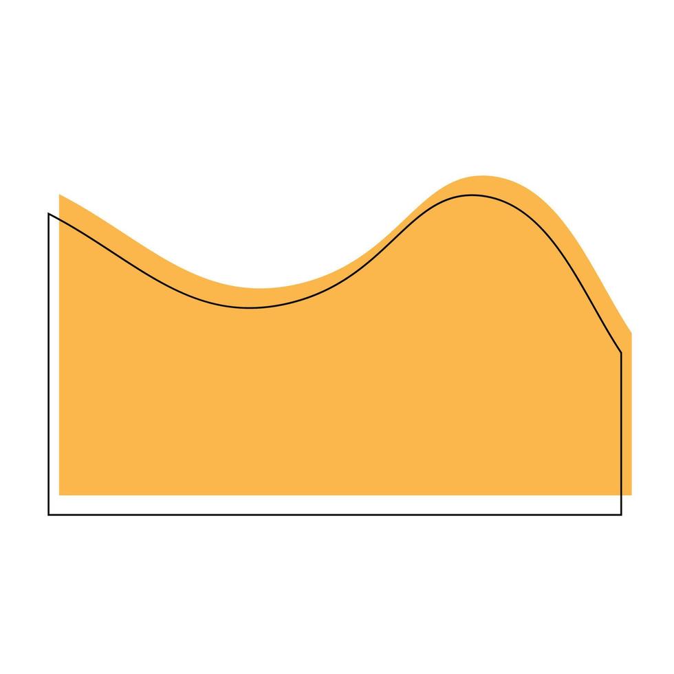 Vector Line Abstract Wave Shape