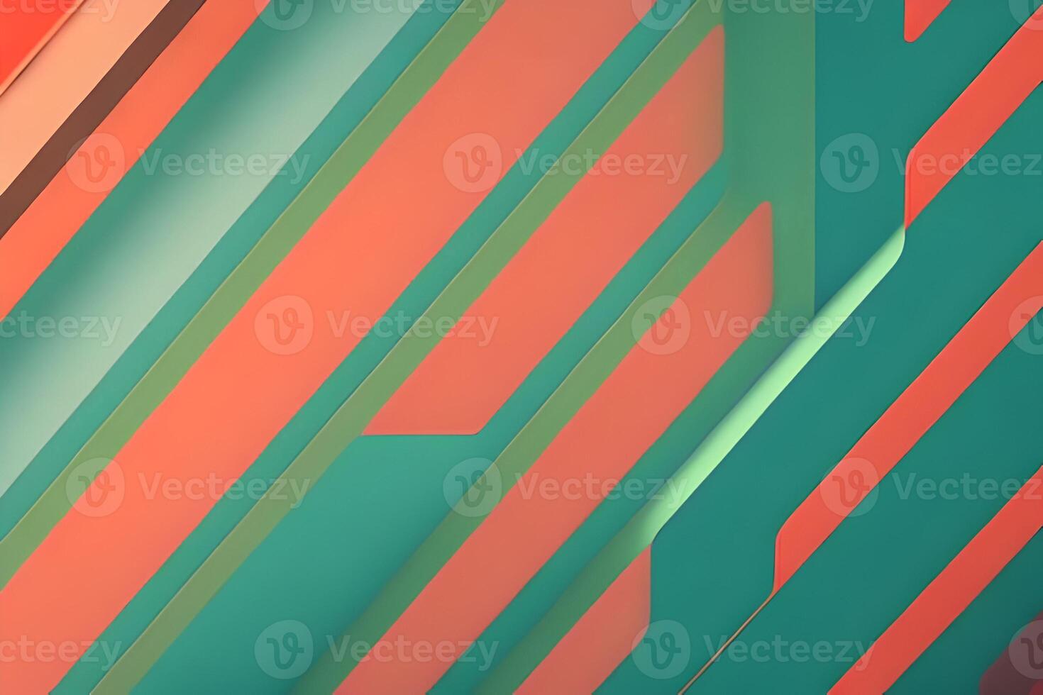 Simple minimalist retro color trendy background abstract colorful wallpaper and backdrop. Artistic digital art 3d rendering element design material. photo