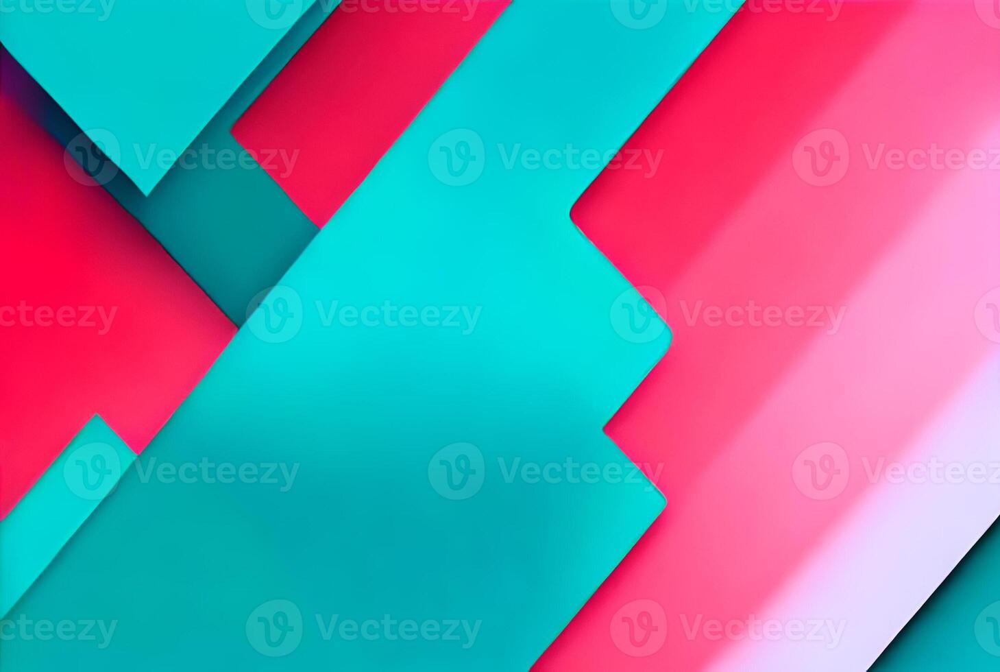 Simple minimalist retro color trendy background abstract colorful wallpaper and backdrop. Artistic digital art 3d rendering element design material. photo