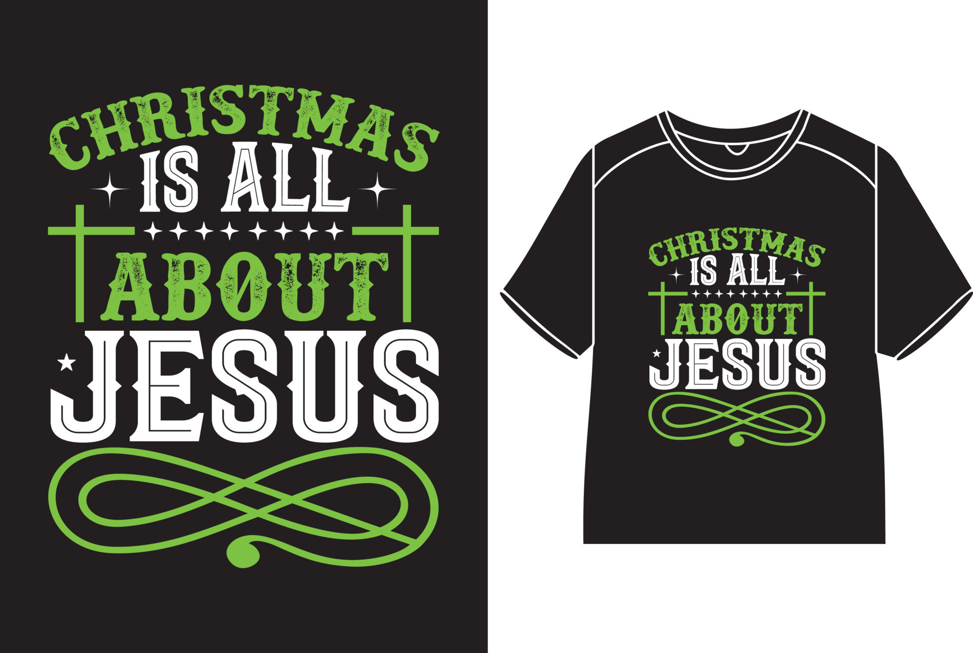 Christmas is All About Jesus Stickers Graphic by DesignGet