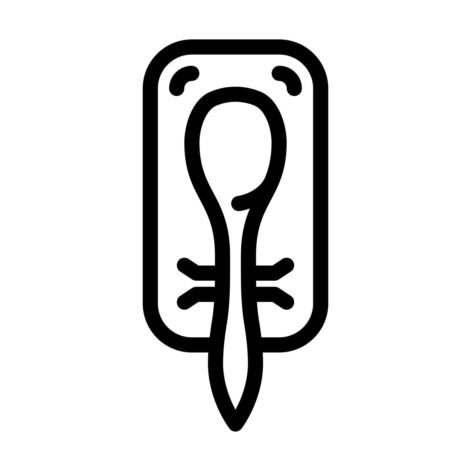 spoon rest home interior line icon vector illustration 21751014 Vector