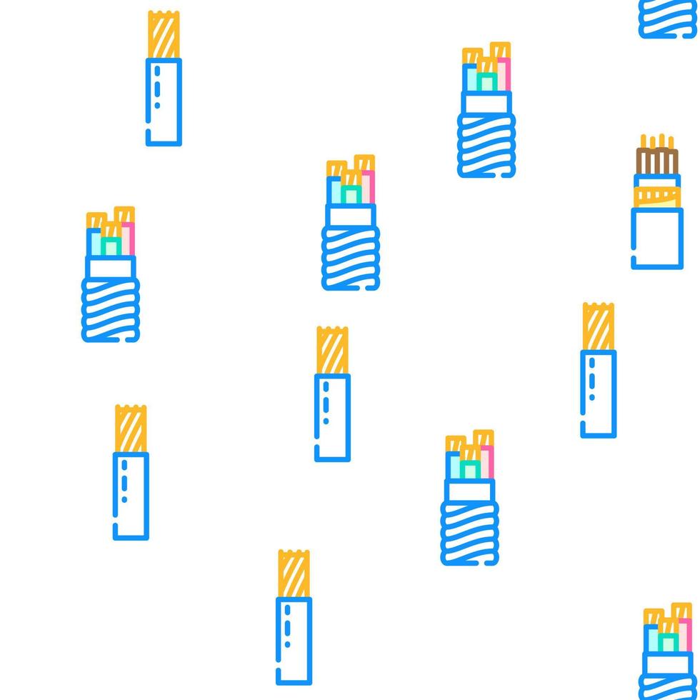 cable cable cable vector sin costura modelo