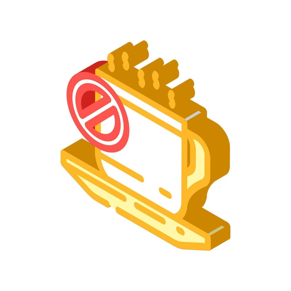 reduce caffeine intake headache treatment isometric icon vector illustration