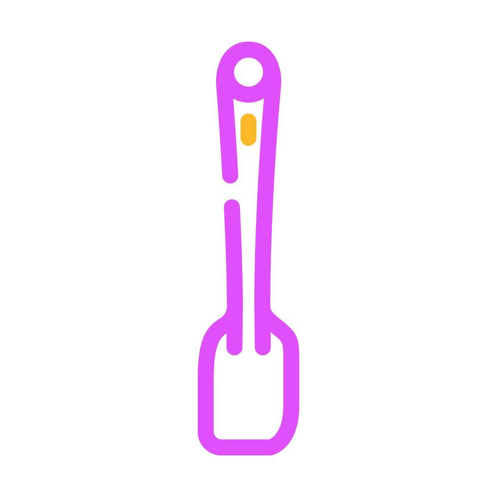 silicona espátula cocina utensilios de cocina color icono vector ilustración