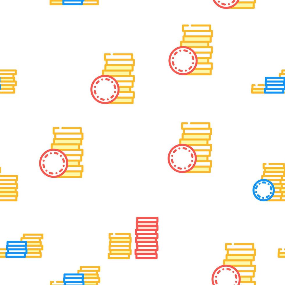 coin money business vector seamless pattern