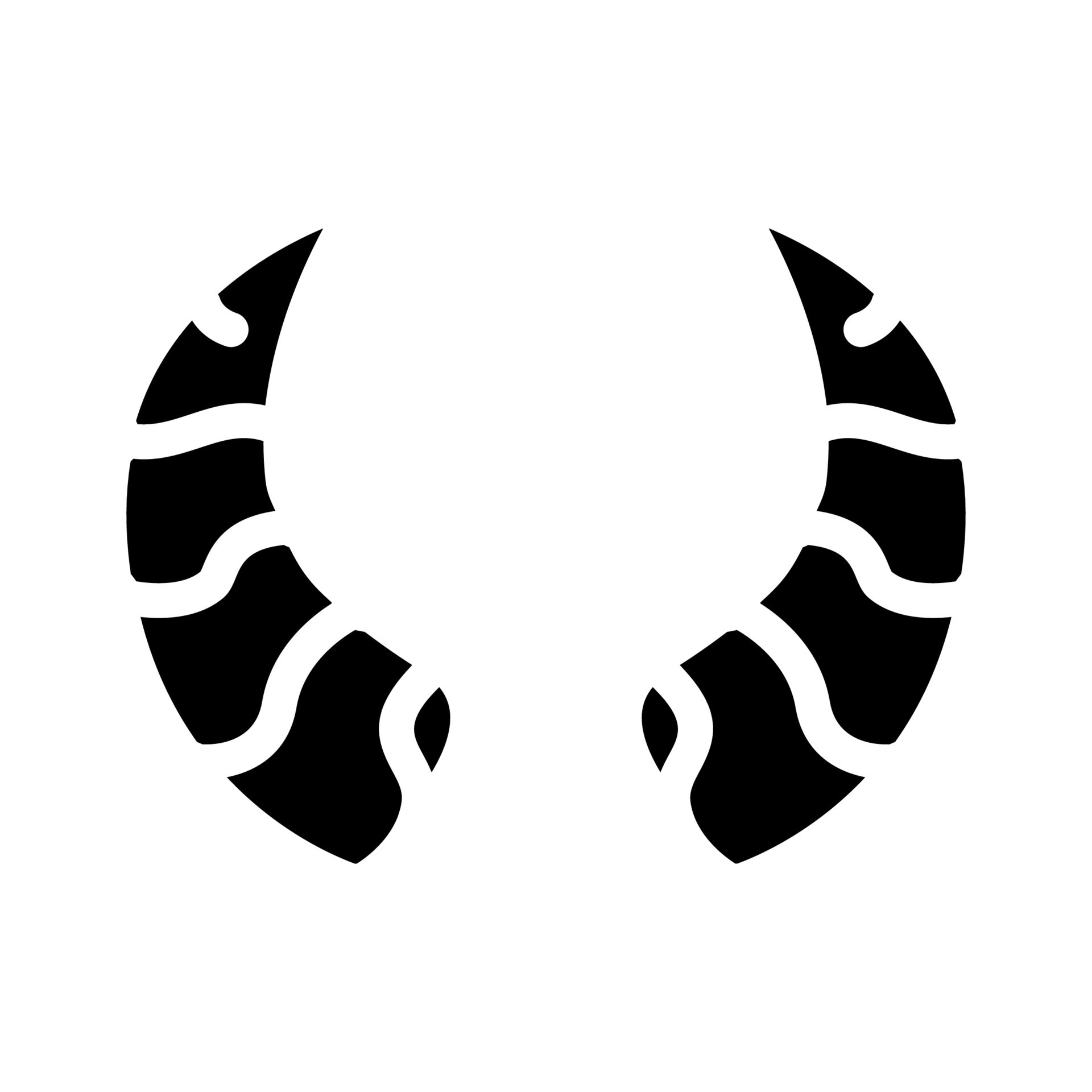 goat horn animal glyph icon vector illustration 21751672 Vector Art at Vecteezy