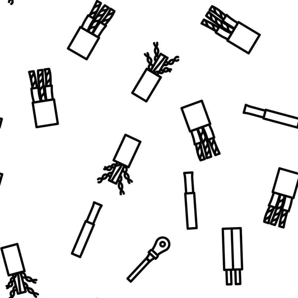 cable cable cable vector sin costura modelo