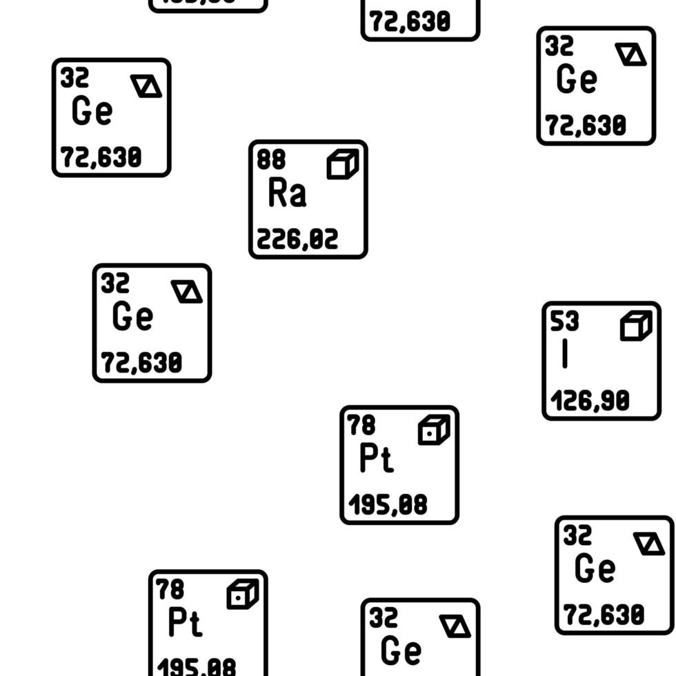 chemistry science chemical vector seamless pattern