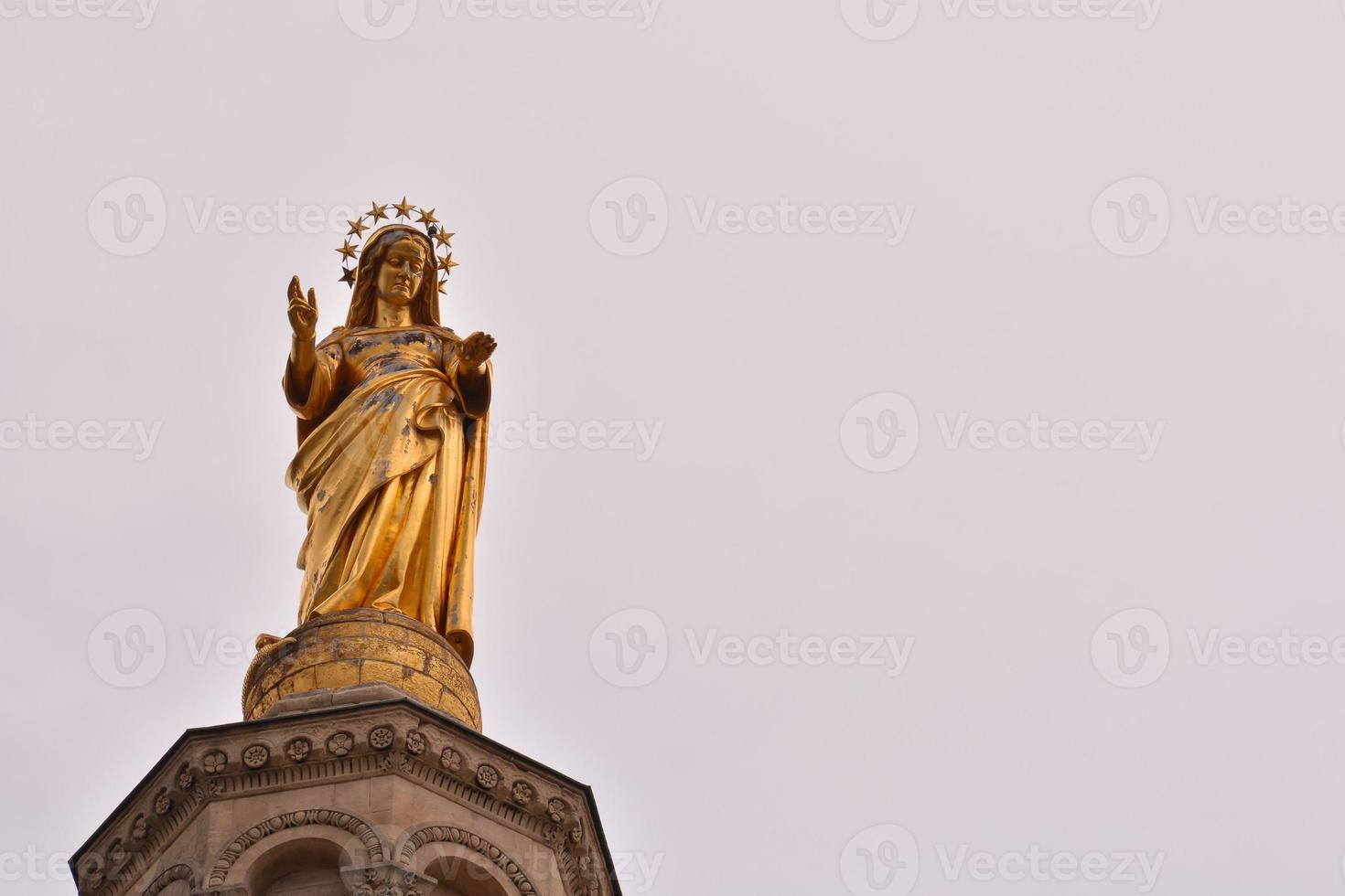 María estatua en Francia foto