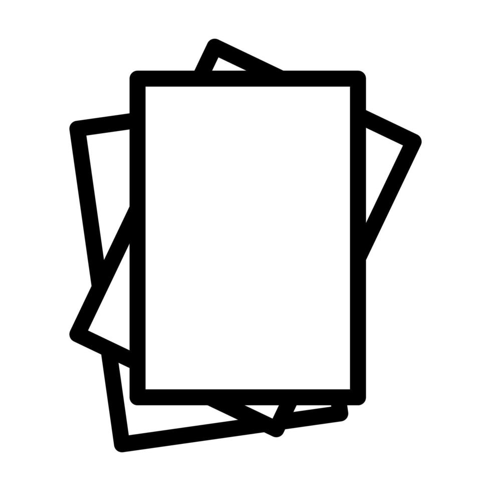 paper sheet document line icon vector illustration