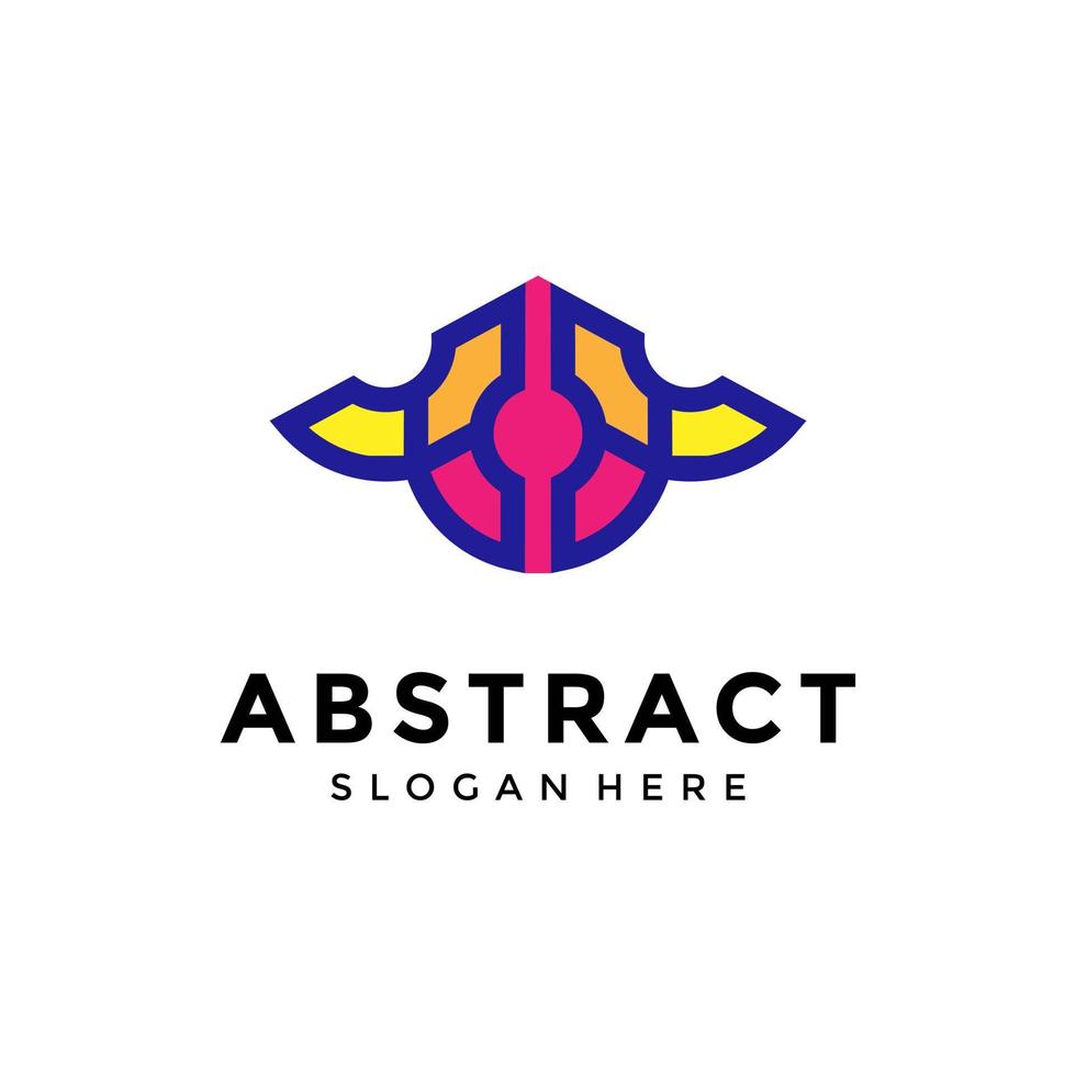 Buffalo geometric icon logo vector design