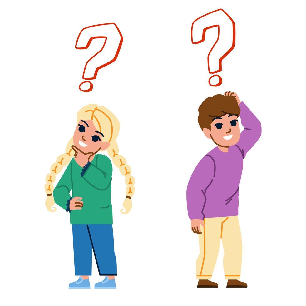 kid question vector