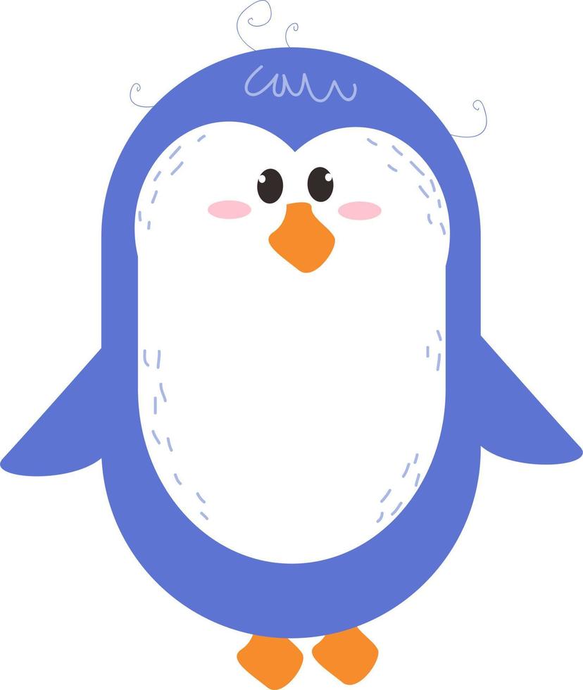 Adorable and Cute Penguin Illustration Vector