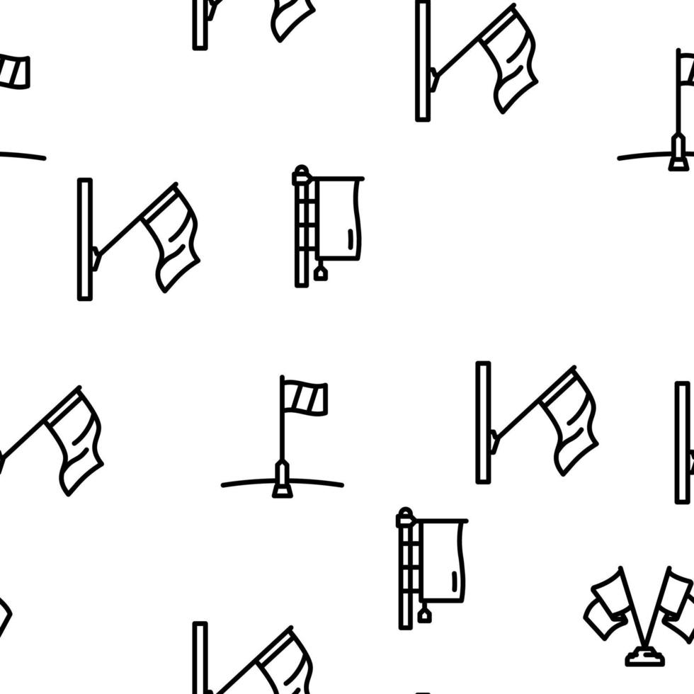 flag start web pennant map vector seamless pattern