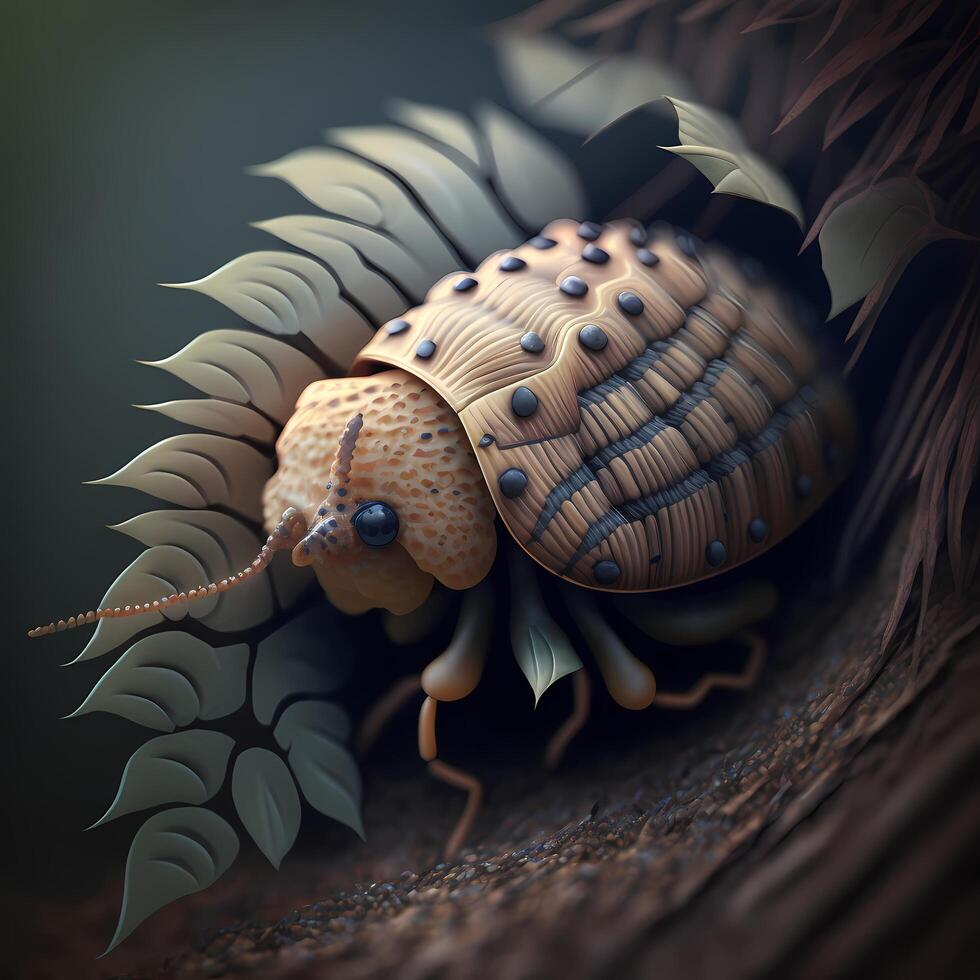 Woodlouse Habitats. aesthetic photo