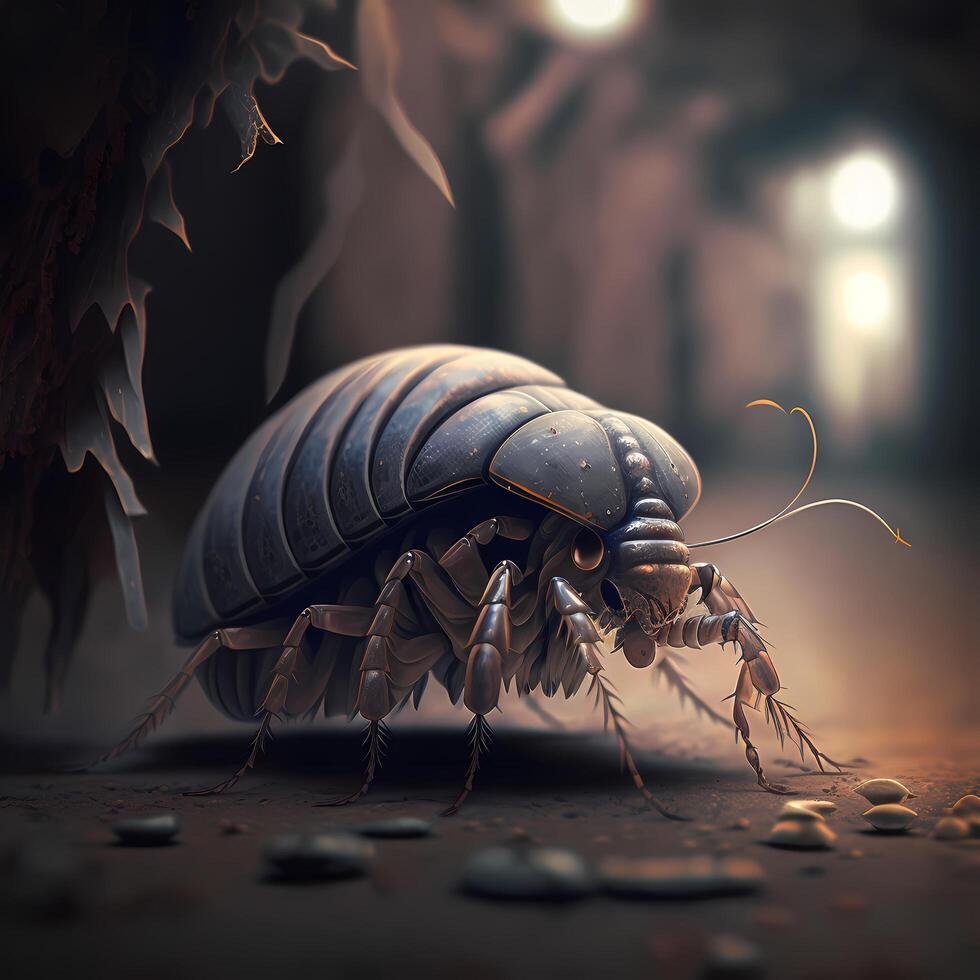 Woodlouse Habitats. aesthetic photo