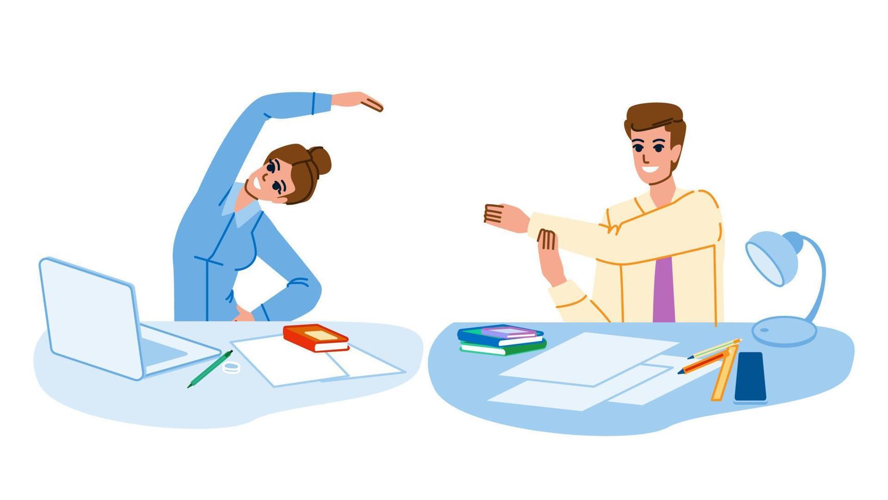 office exercise vector