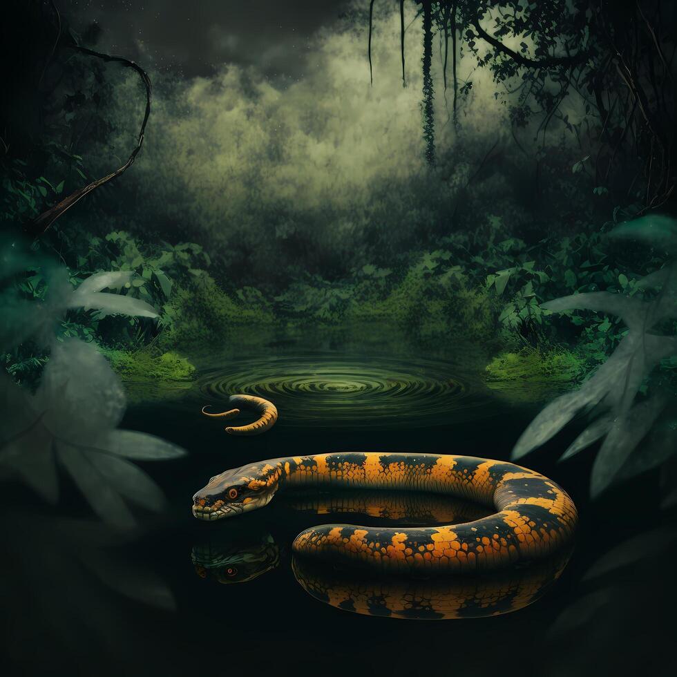 Tiger Snake Habitats. photo