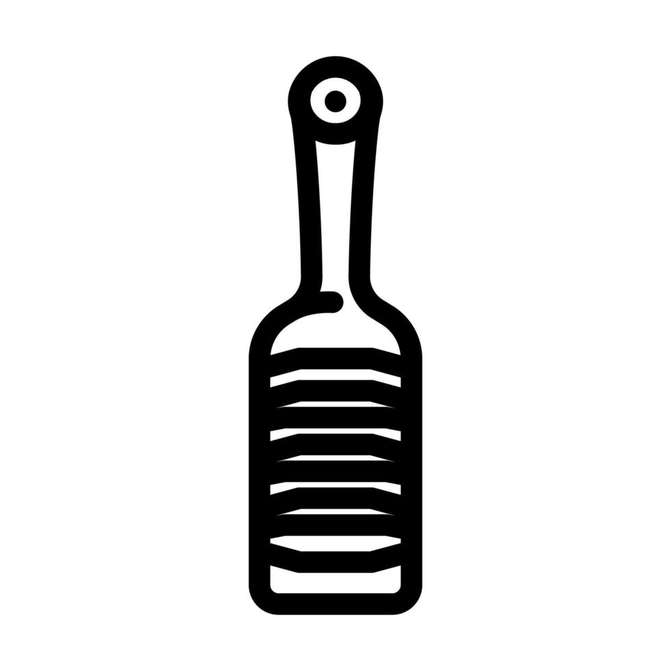 stainless steel microplane kitchen cookware line icon vector illustration