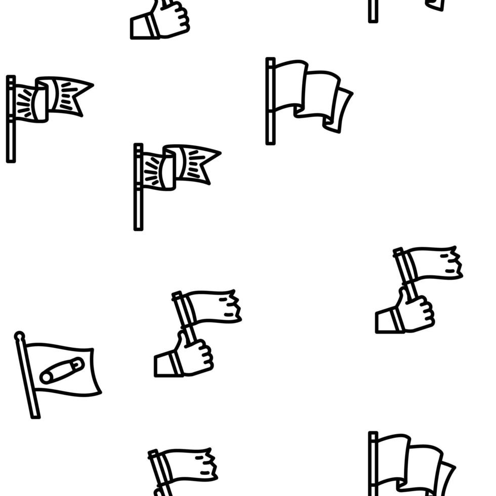 flag start web pennant map vector seamless pattern