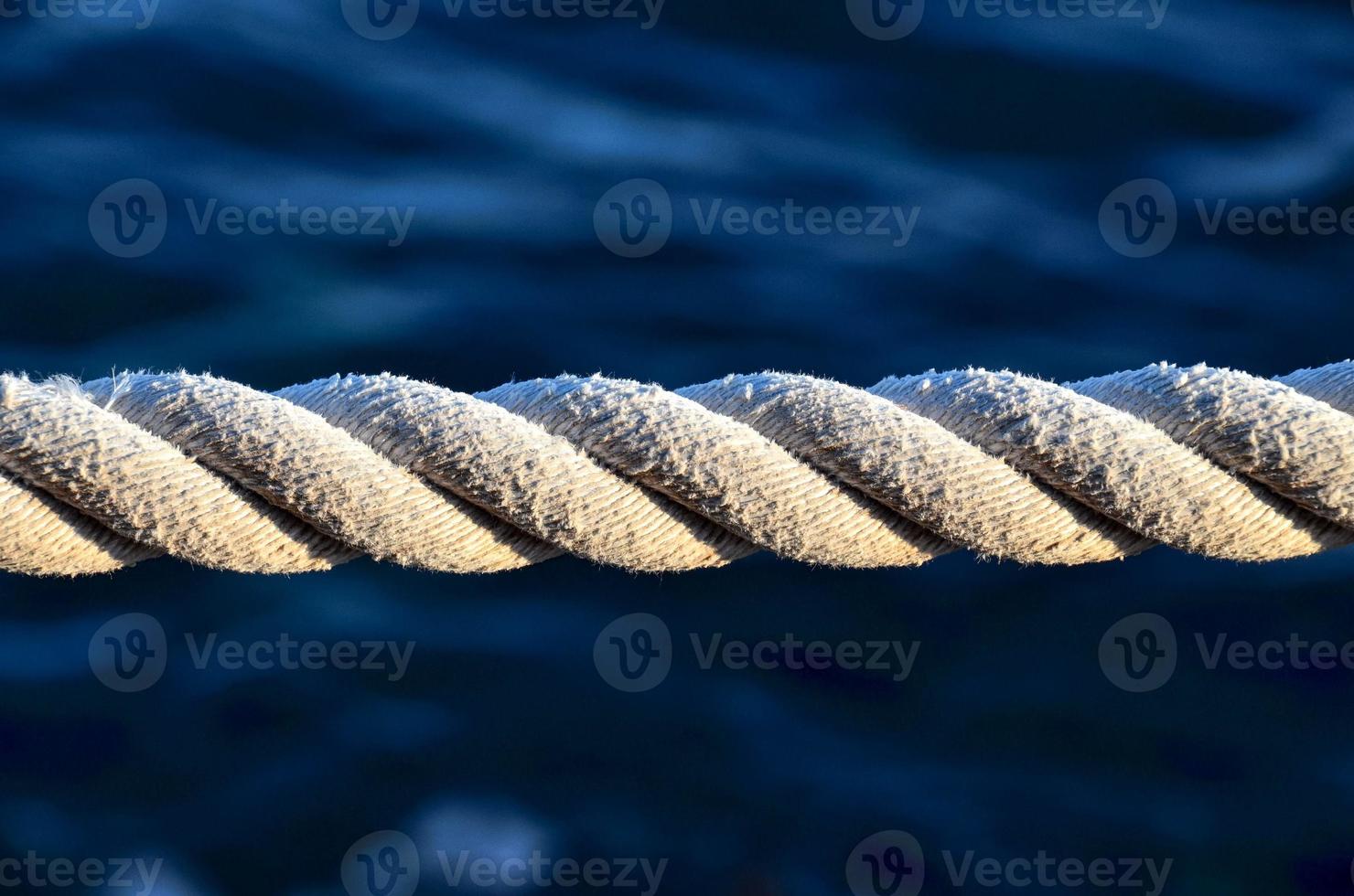 White nautical rope photo