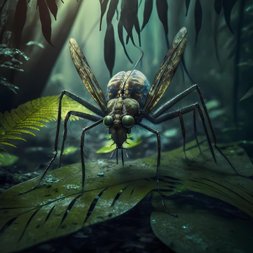 Mosquito. aesthetic graphic art photo