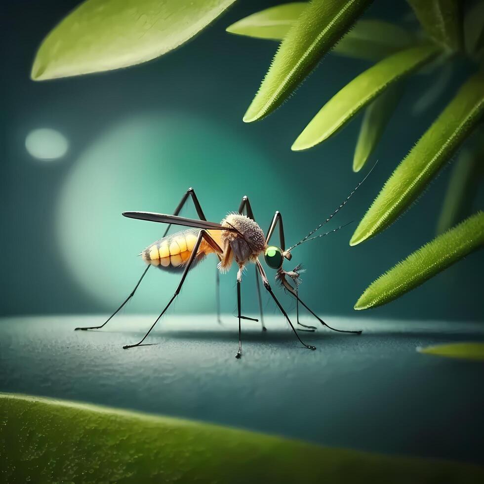 Mosquito. aesthetic graphic art photo