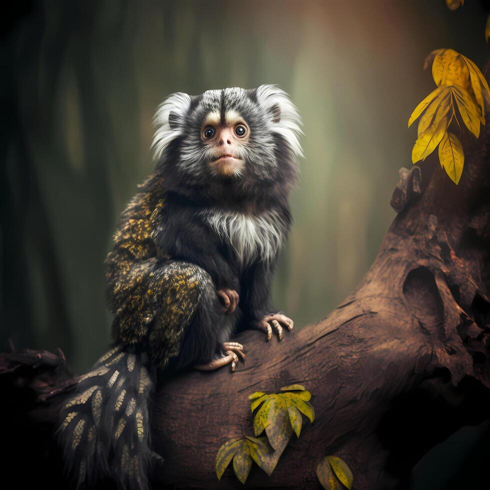 Marmoset Monkey Habitats. photo