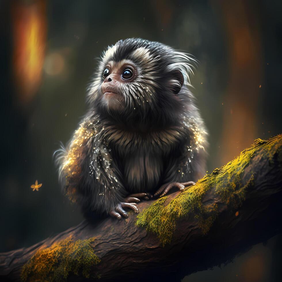 Marmoset Monkey Habitats. photo