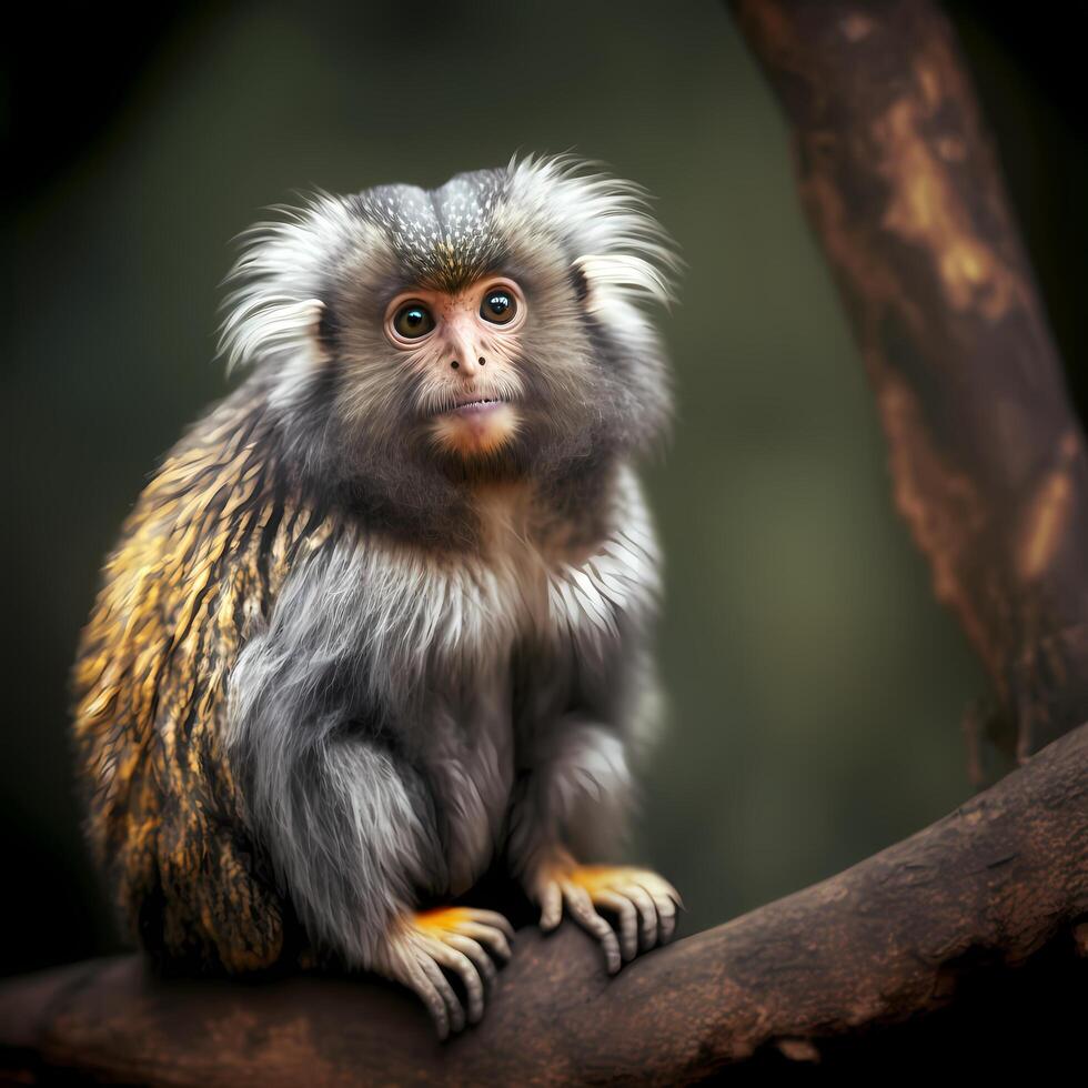 Marmoset Monkey Habitats. photo