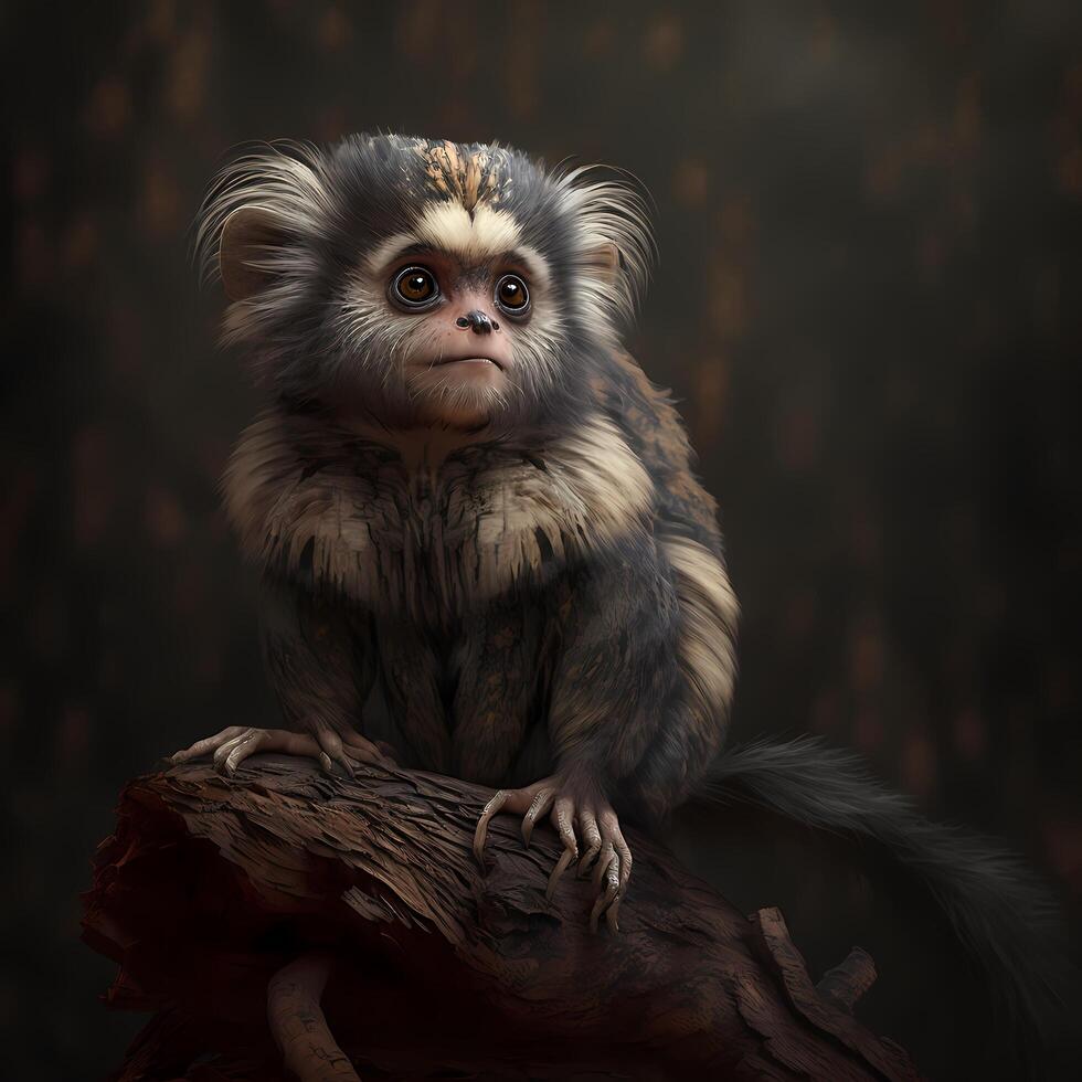 Marmoset Monkey Habitats. photo