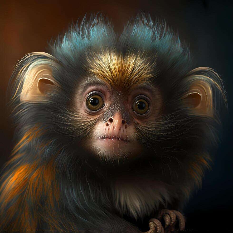 Marmoset Monkey Habitats. photo