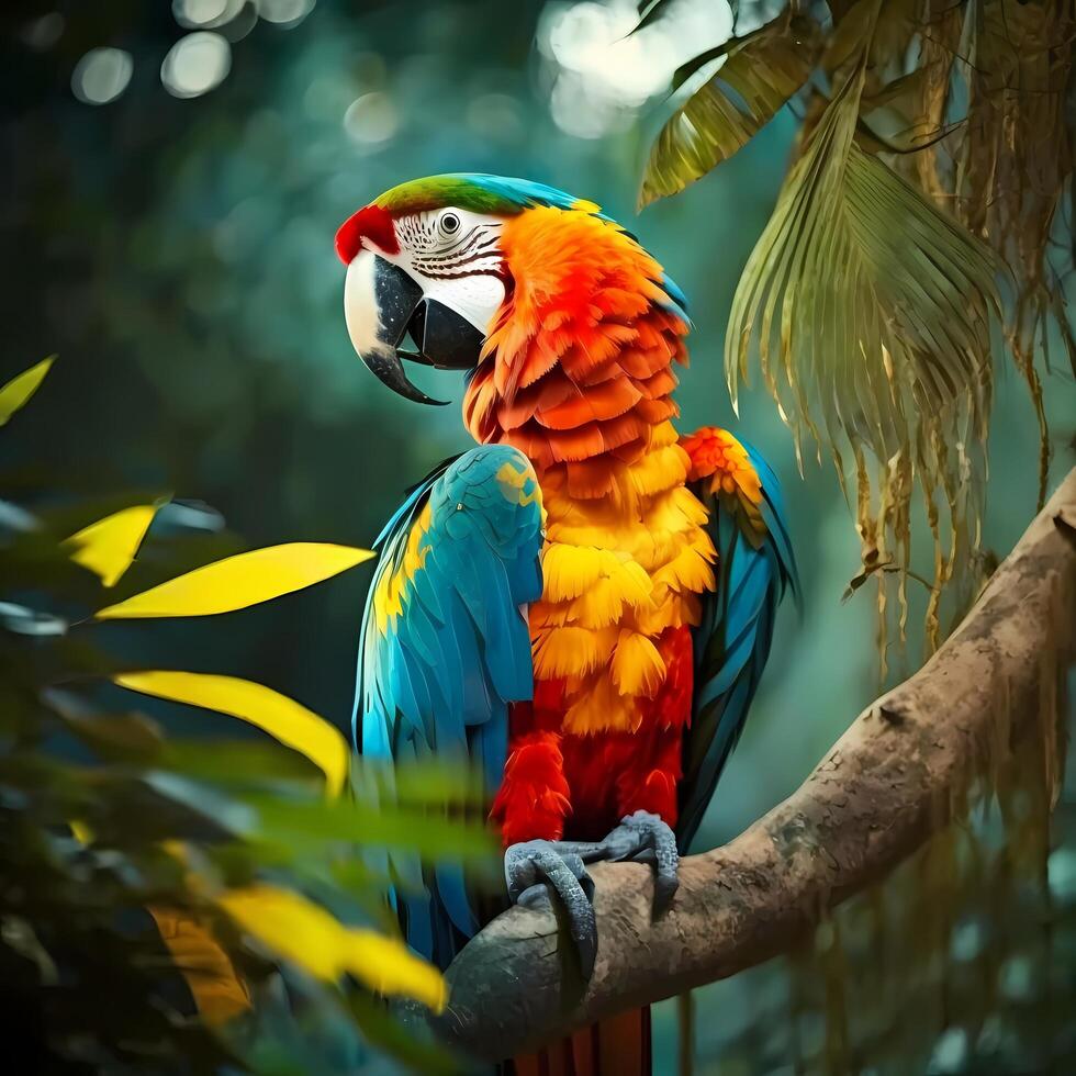 Macaw. aesthetic graphic art photo