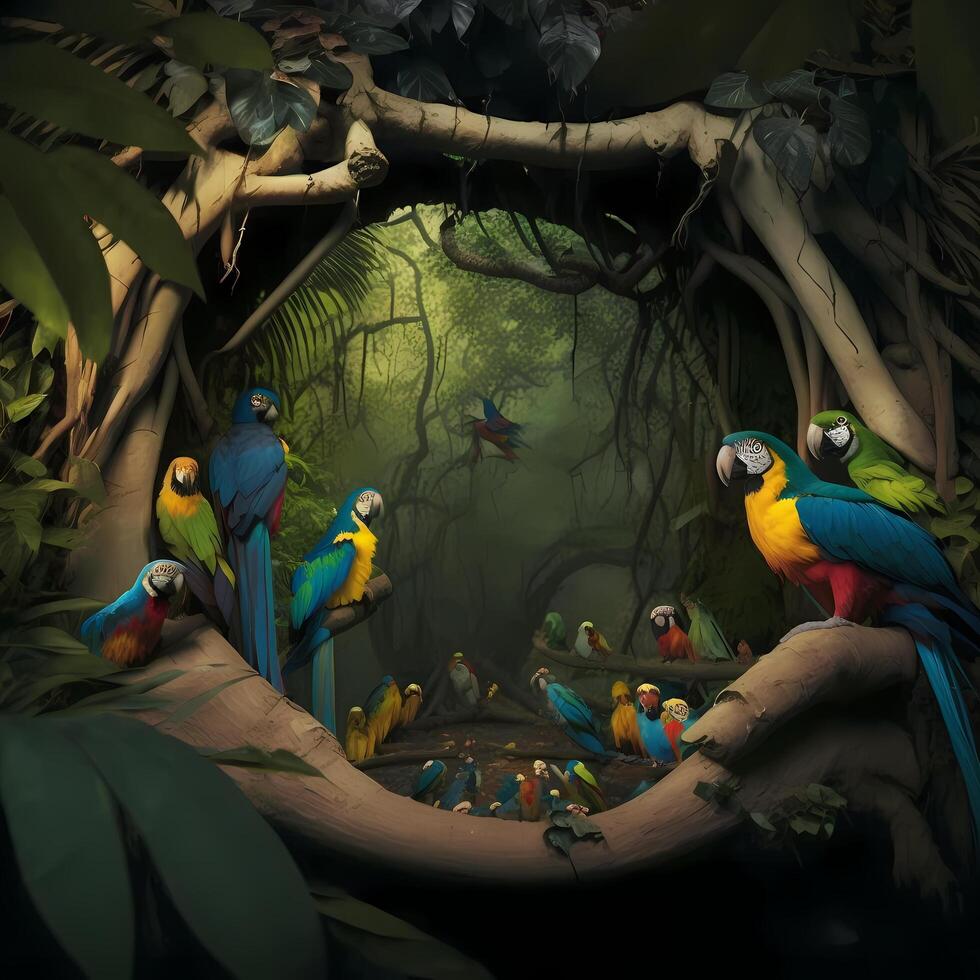 Macaw. aesthetic graphic art photo