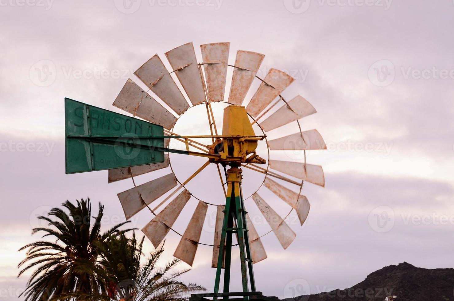 Traditional wind propeller photo