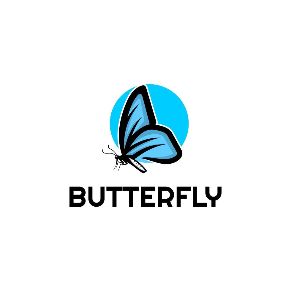 Black butterfly vector black white illustration suitable for all industries.