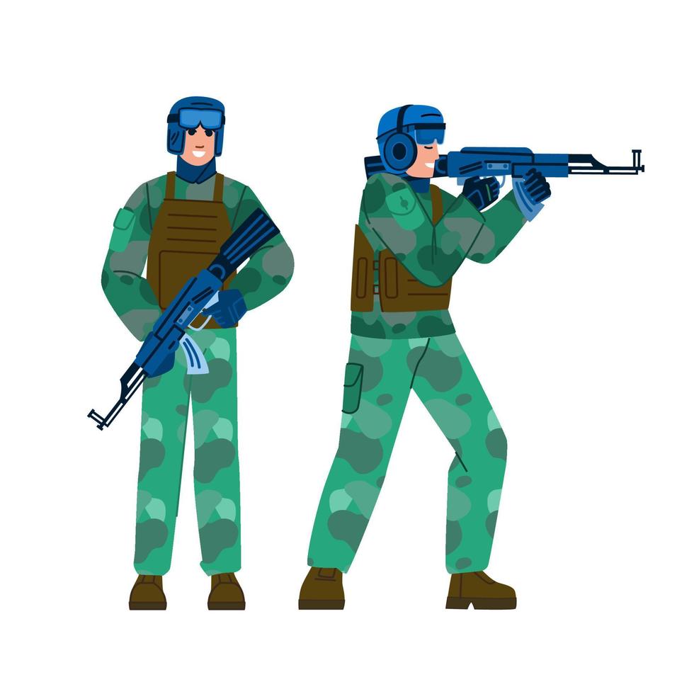 soldado militar Ejército vector