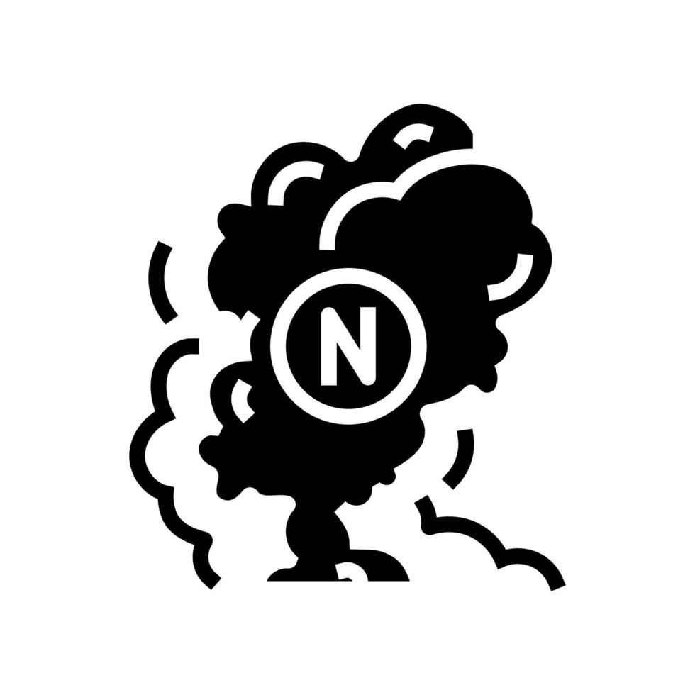 smoke nicotine tobacco glyph icon vector illustration