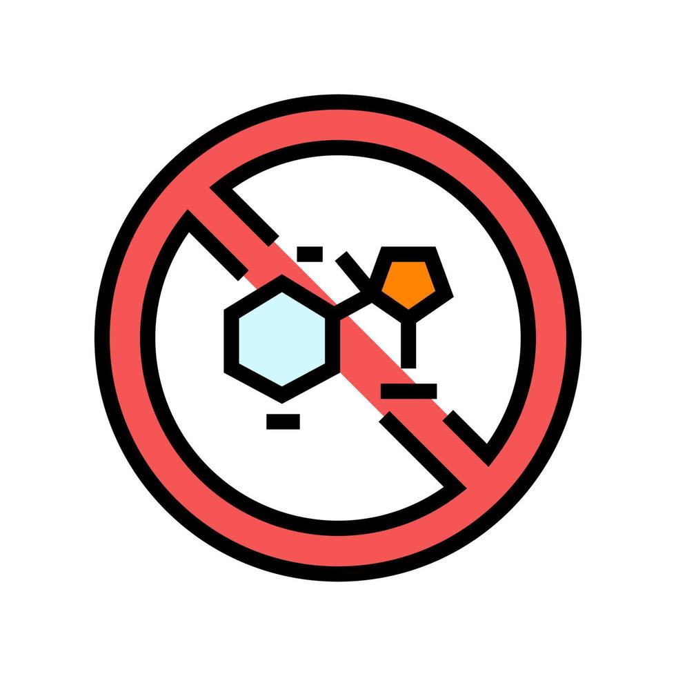 stop nicotine color icon vector illustration