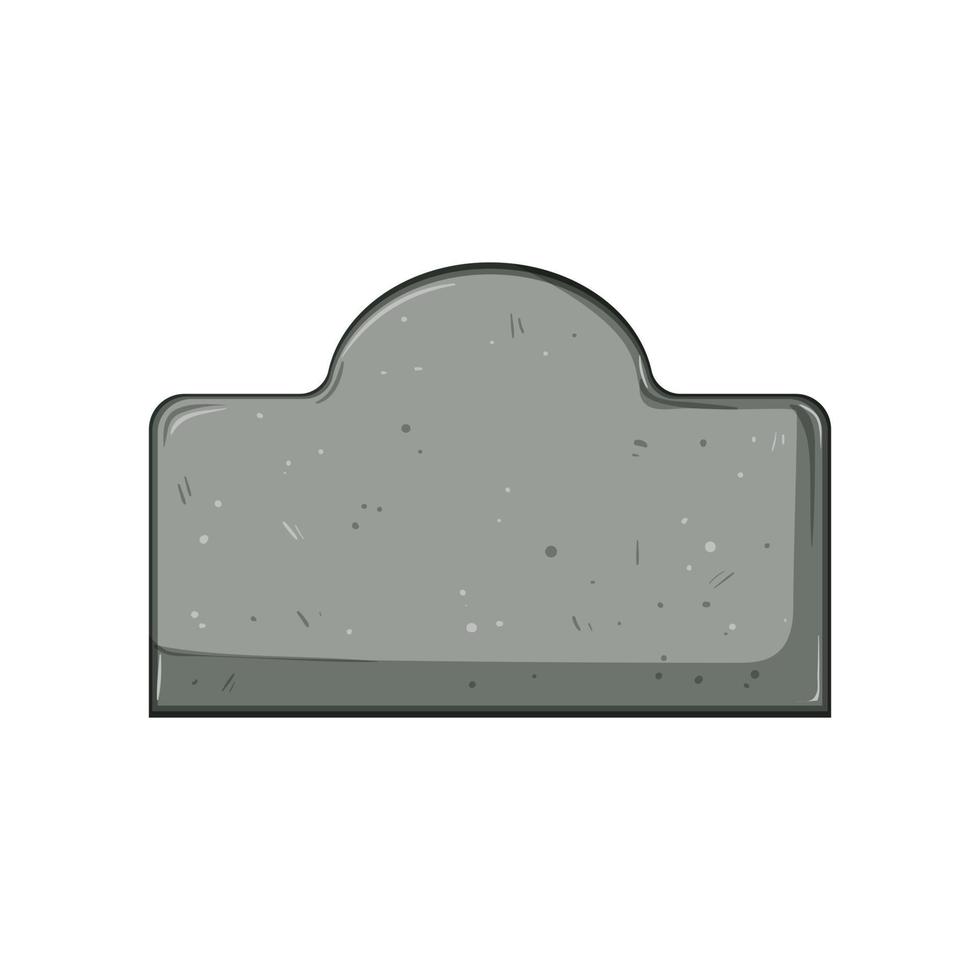 religion headstone cartoon vector illustration