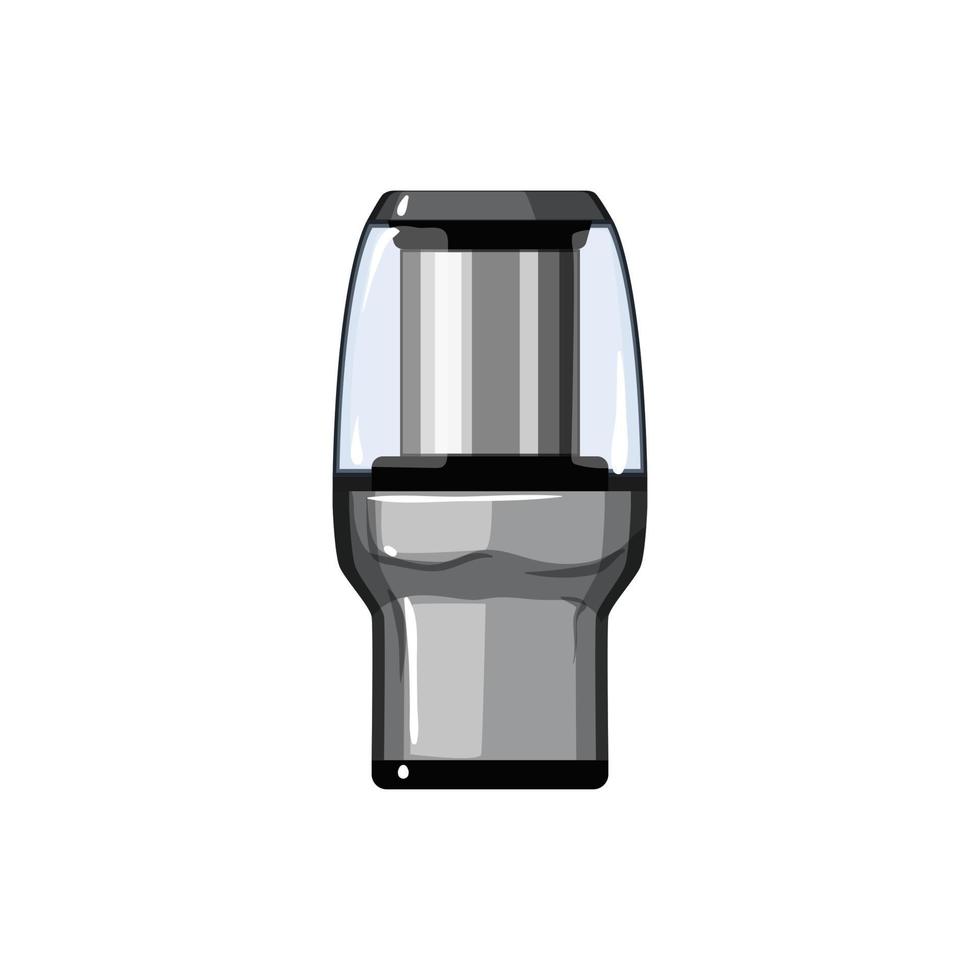 kitchen coffee grinder electric cartoon vector illustration