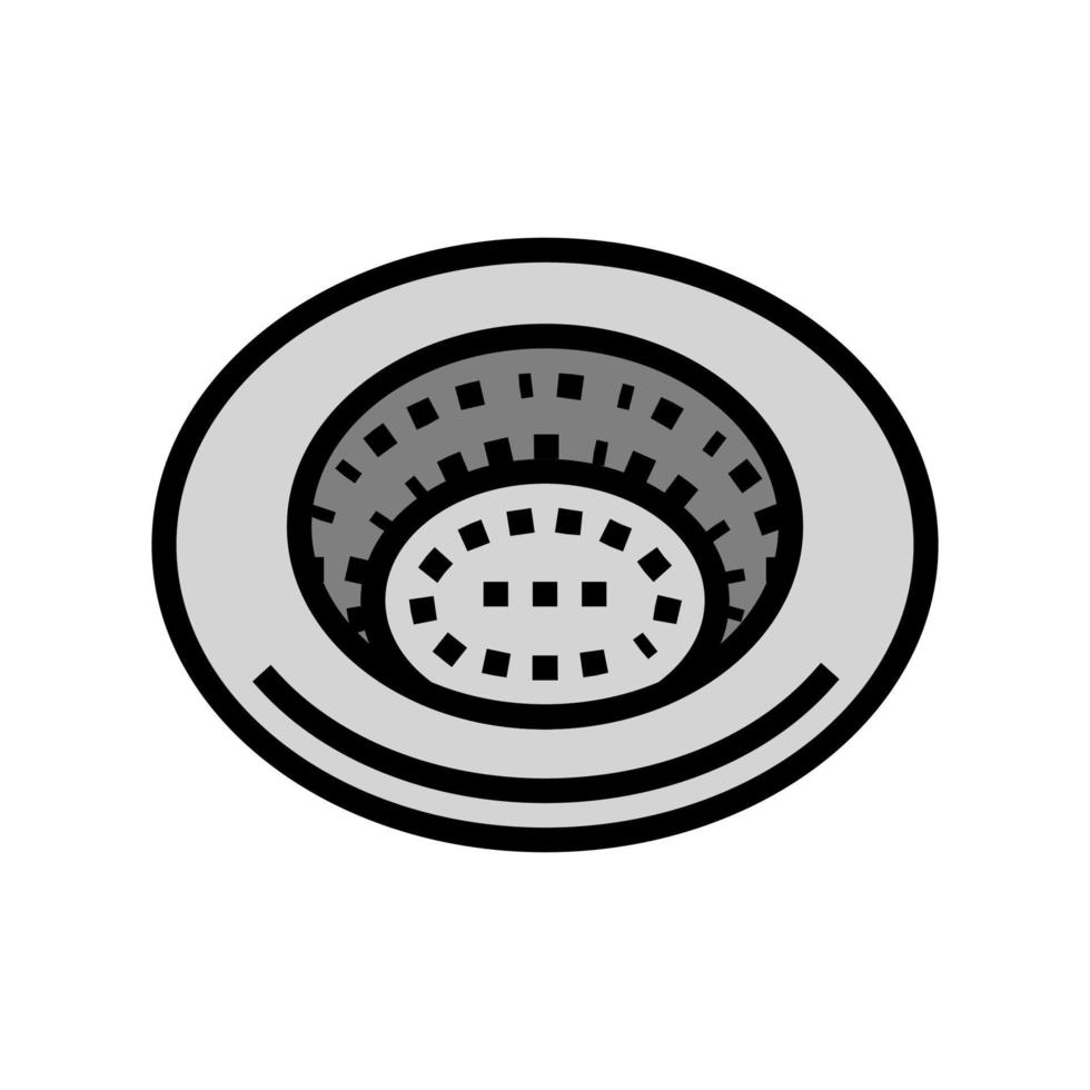 sink strainer home interior color icon vector illustration