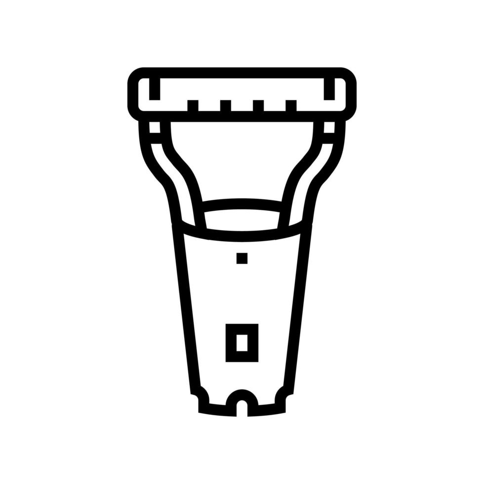 bulb planter garden tool line icon vector illustration