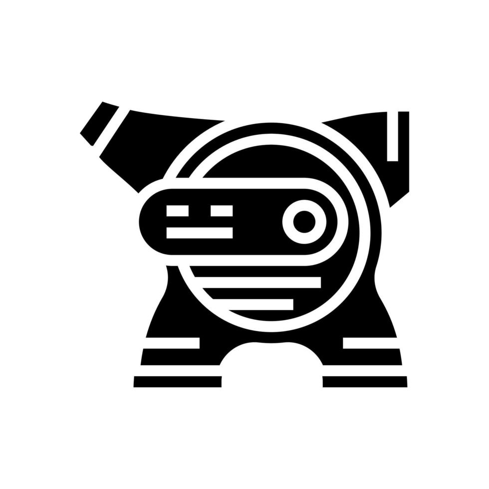 utility fan garage tool glyph icon vector illustration
