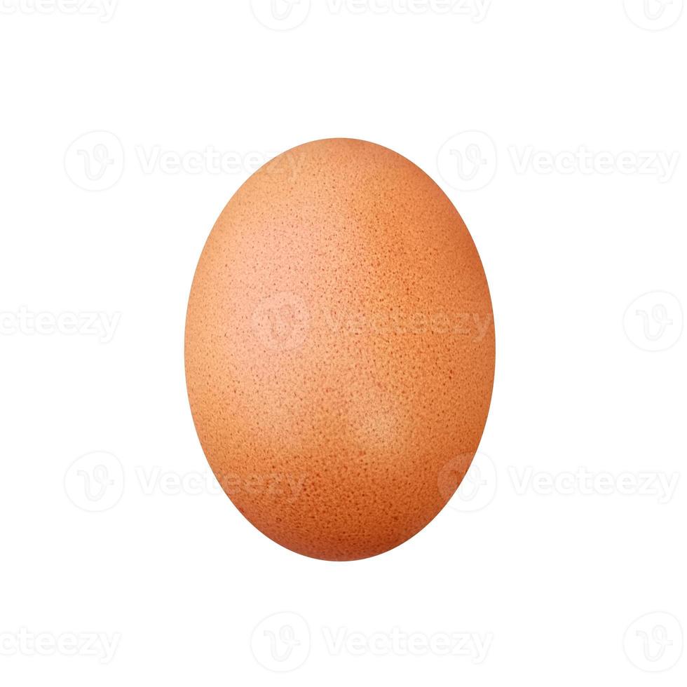 fresh and raw chicken eggs isolate. photo